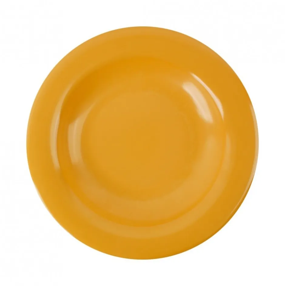 Plato Hondo Melamina Amarillo 23cm Efay