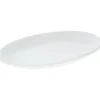 Plato Ovalado Melamina Blanco 30cm Efay