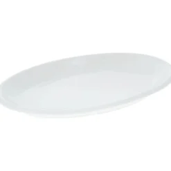Plato Ovalado Melamina Blanco 30cm Efay