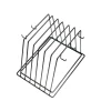 Rack Porta Bandejas y Tablas Negro Winco