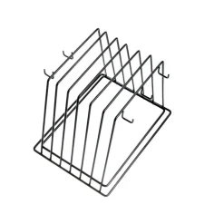 Rack Porta Bandejas y Tablas Negro Winco