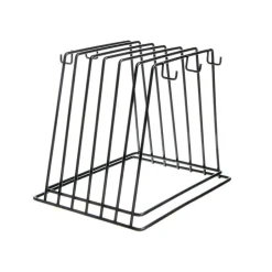 Rack Porta Bandejas y Tablas Negro Winco