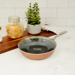 Sartén Antiadherente 28cm con Tapa Copper Simplit