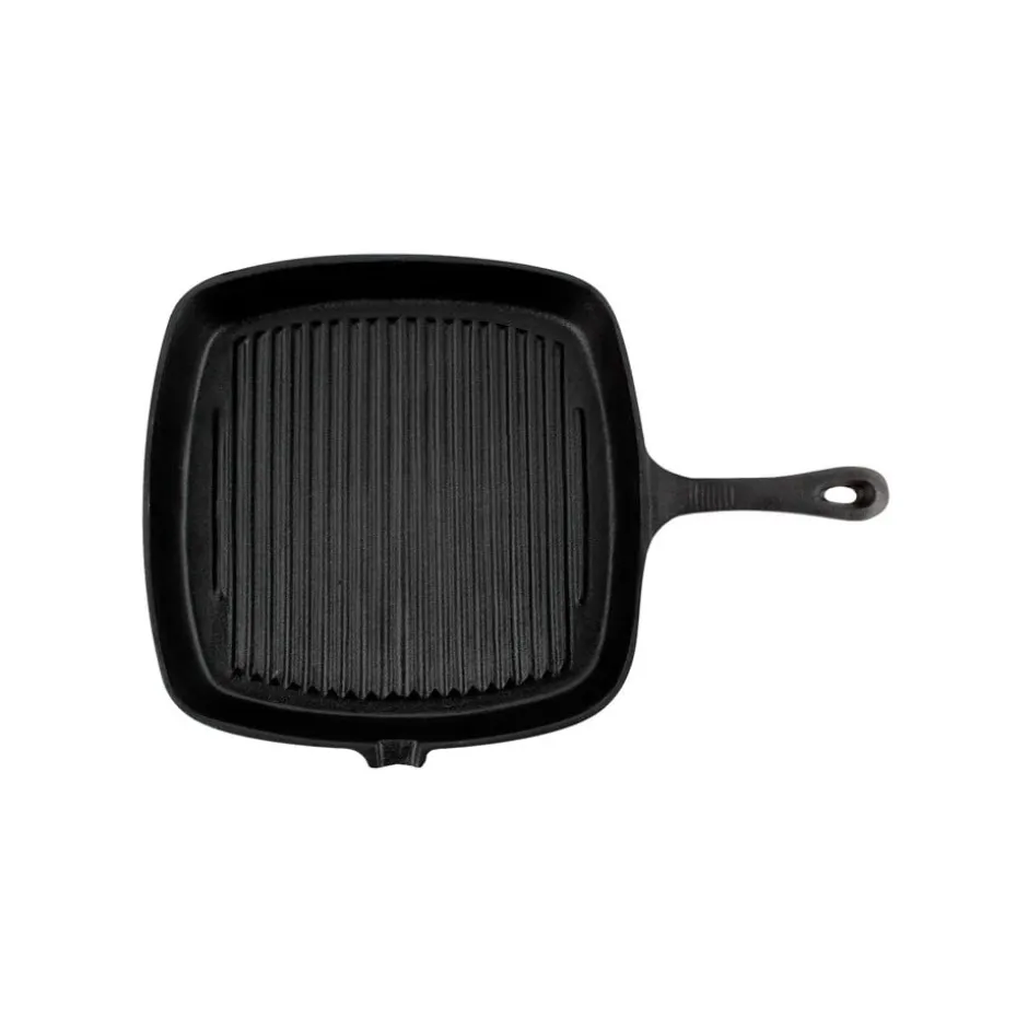 Sartén Grill Cuadrada Fierro Fundido 23cm Lugano