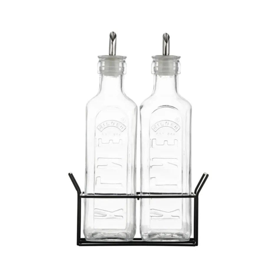 Set Alcuza 600 ml + Base Metálica Kilner