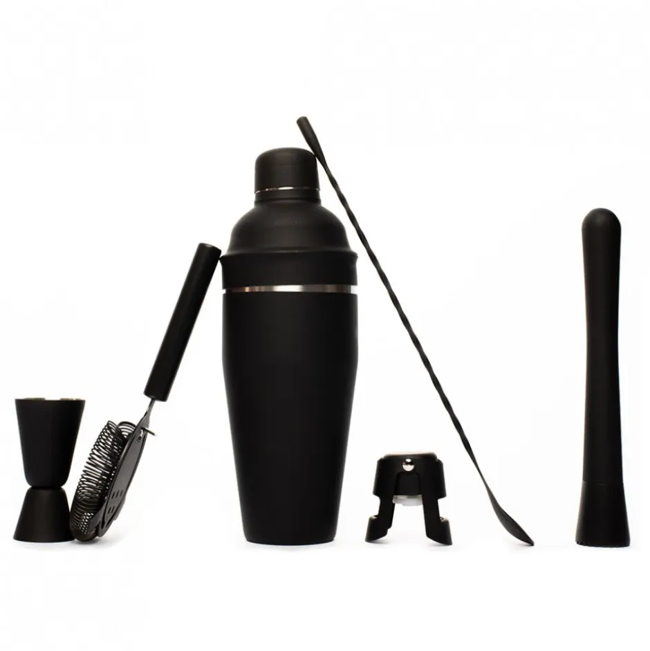 Set Bar 6pzs Negro Manhattan Pro Lugano