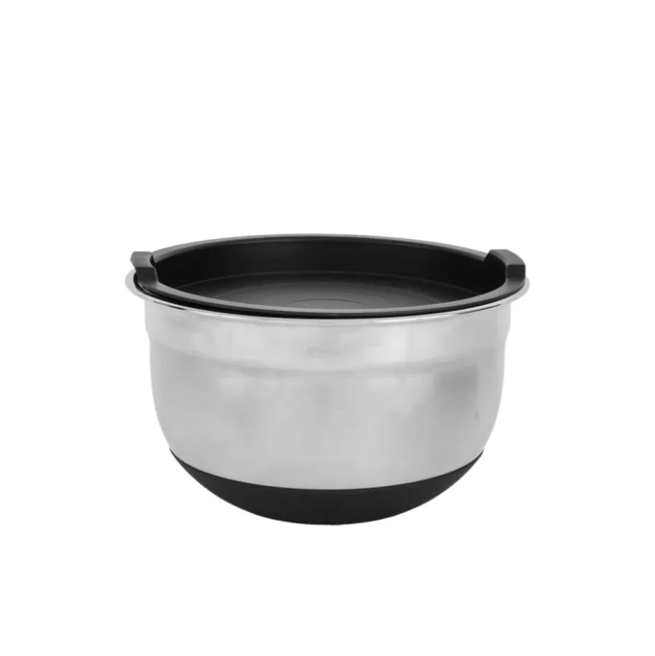 Set 3 Bowls con Tapa Acero Inoxidable Antideslizante Simplit