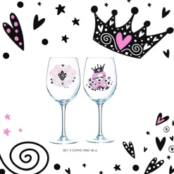 Set 2 Copas de Vino 480ml Isa Soler Lugano