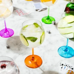Set 6 Copas Gin 600ml Tallo Color FTA
