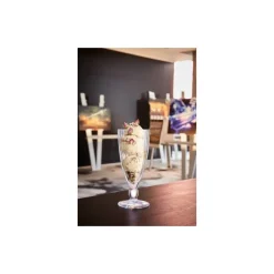 Set 6 Copas Helado Milk Shake Quadro 360ml Arcoroc