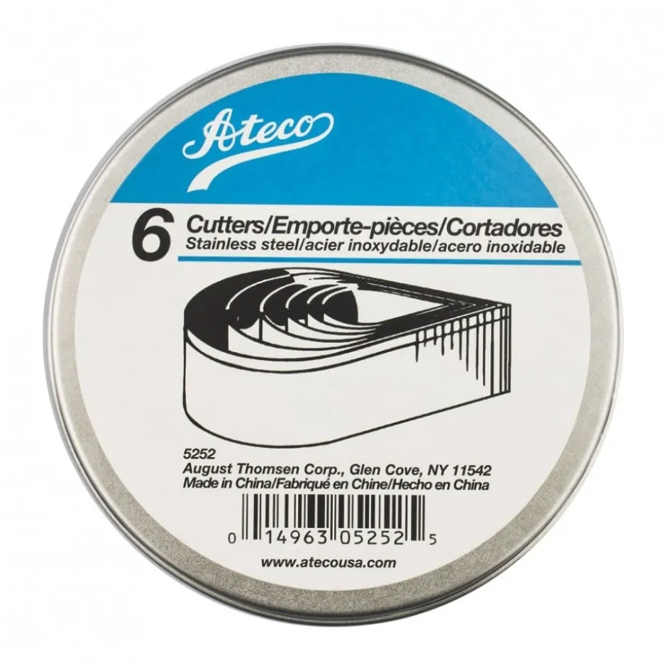 Set Cortadores 6 Piezas Lagrimas Ateco