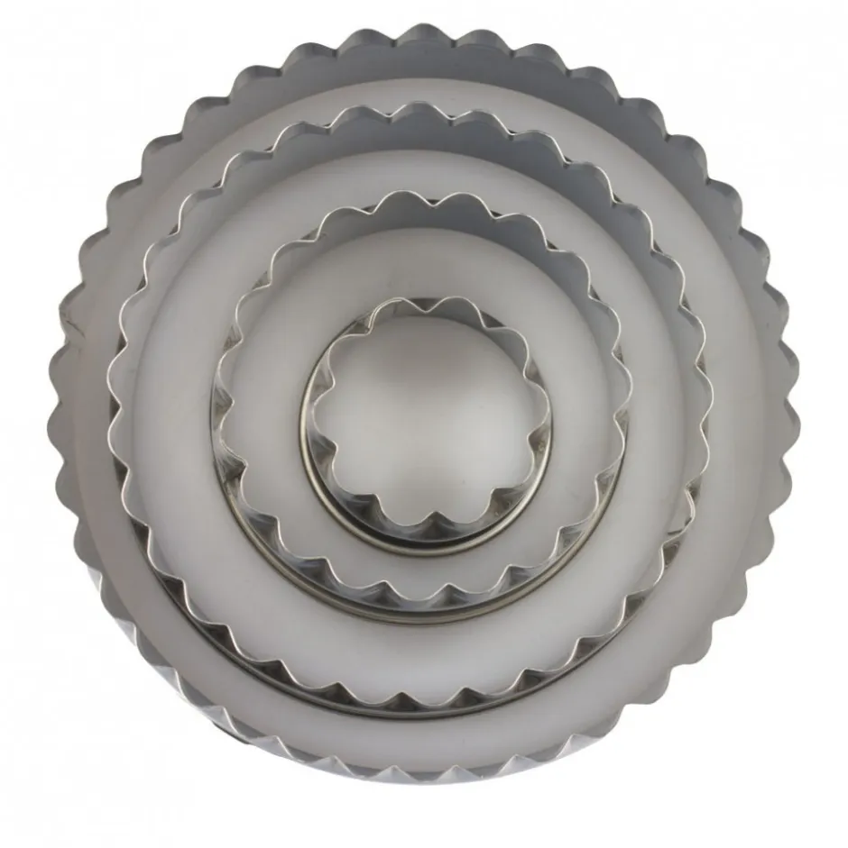 Set Cortadores Rizado 4 Piezas 1441 Ateco