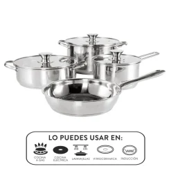 Set Cuchillo Medio Golpe 20cm Riviera Arcos + Batería Infinity Roichen