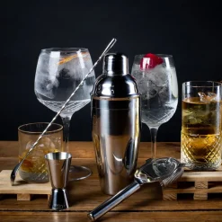 Set de Bar 4pzs Acero Manhattan Lux Lugano