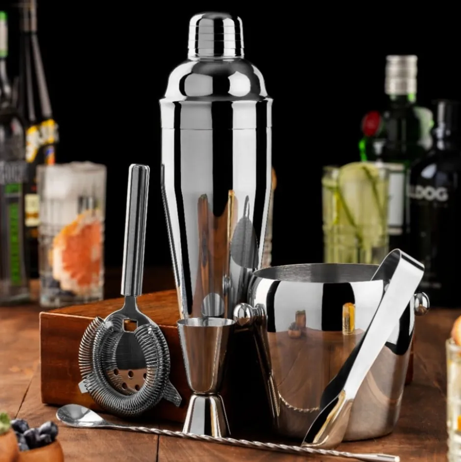 Set de Bar 6pzs Acero Manhattan Ice Lugano