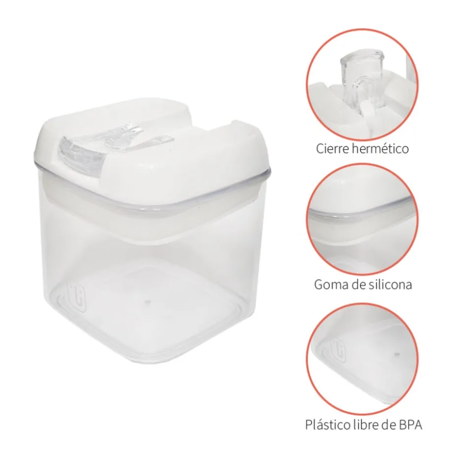 Set de 7 Contenedores Herméticos Transparente Simplit