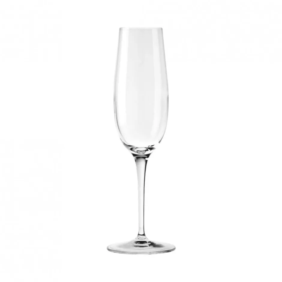 Set de 6 Copas Flauta 235ml Palace Luigi Bormioli