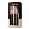 Set de cubiertos 24 piezas Goldrose Metal Lugano