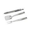 Set de  Herramientas Plateado Premium Bbq  Quincho