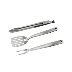 Set de Herramientas Plateado Premium Bbq Quincho