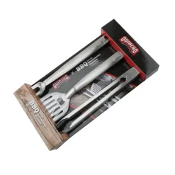 Set de  Herramientas Plateado Premium Bbq  Quincho