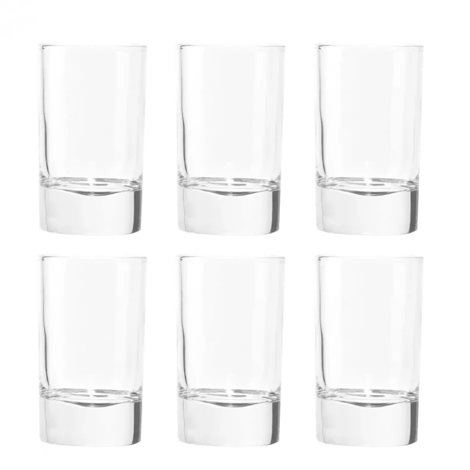 Set de 6 Vasos Aperitivo Tubo 100ml Islande Arcoroc