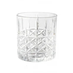 Set de 6 vasos bajo de vidrio Vintage Diamond 330ml