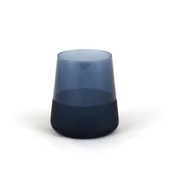 Set de 4 Vasos Bajos 420ml Azul Rakle