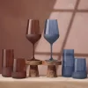 Set de 4 Vasos Bajos 420ml Burdeo Rakle