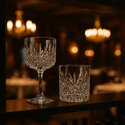 Set de 6 Vasos Bajos 320ml Square Broadway Lugano