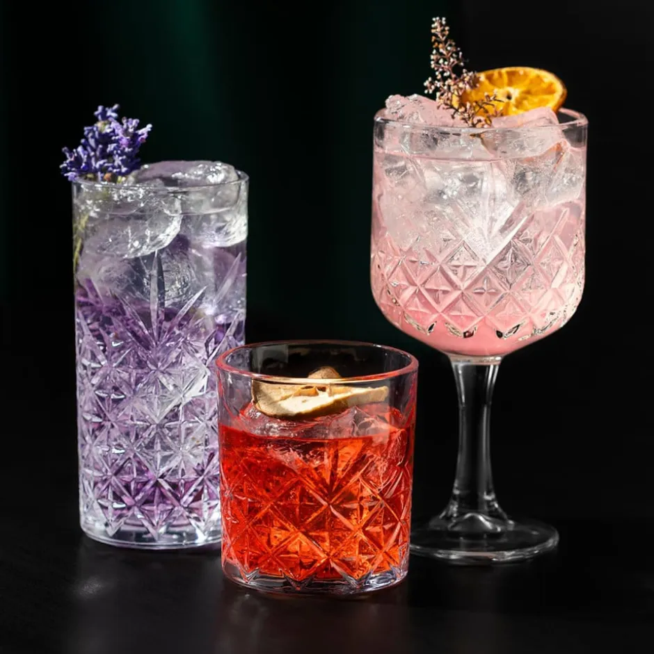 Set de 6 Vasos 450ml Square Broadway Lugano