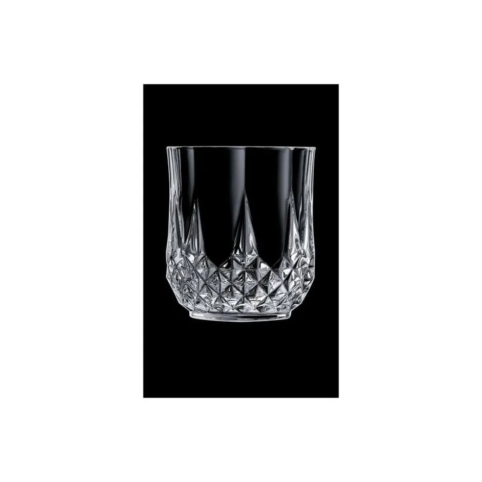 Set de 6 Vasos Whisky Bajo 320ml Longchamp Cristal D´Arques