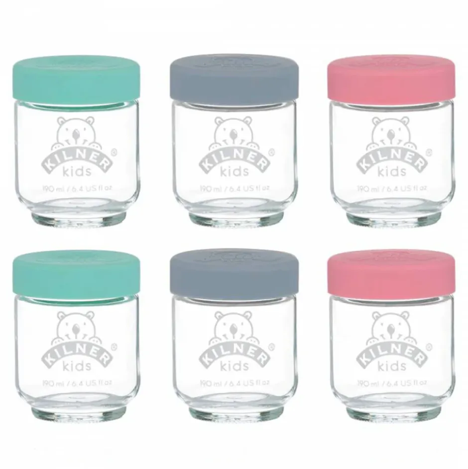 Set 6 Frascos Bebé 190 ml Kilner