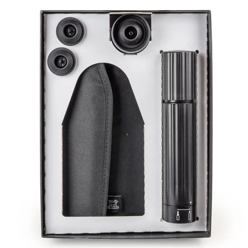 Set Funda Térmica, Tapones y Bomba de Vacío para Vinos Peugeot
