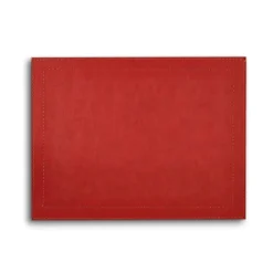 Set 4 Individuales Rectangular Rojo Classic Lugano