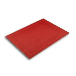 Set 4 Individuales Rectangular Rojo Classic Lugano