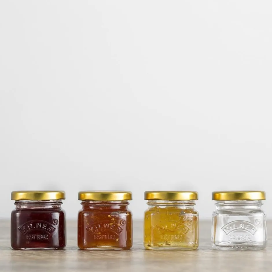 Set 4 Mini Frascos 55ml Kilner