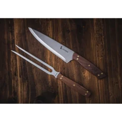 Set 2 Pc Tenedor Cuchillo Parrillero Kangkawe