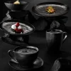Set 6 Platos 28cm Carbón Lugano