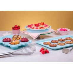Set Repostería 3 pzs Celeste Magnolia Roichen