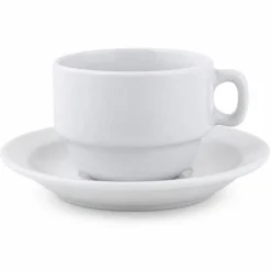 Set Taza Café 170cc y Platillo Robust FTA