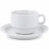 Set Taza Café 110cc y Platillo Robust FTA