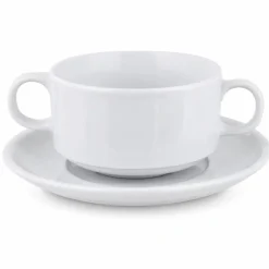 Set Taza Consomé 280cc y Platillo Robust FTA
