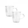Set 2 Tazas Doble Pared 120ml Espresso Thermic Glass Luigi Bormioli