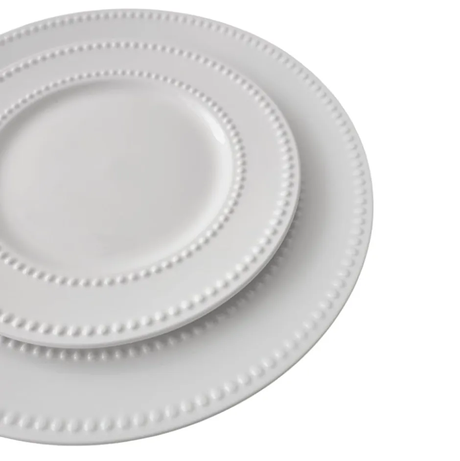 Set Vajilla 18 piezas Blanco Natural Lugano