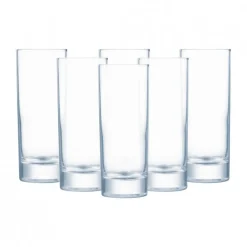Set 6 Vasos Whisky Alto 330ml Islande Arcoroc