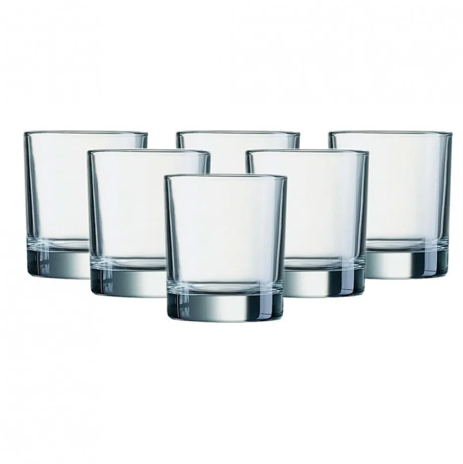 Set 6 Vasos Whisky Bajo 300ml Islande Arcoroc