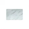 Tabla Rectangular 31x22cm White Marble Contour