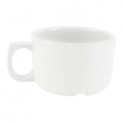 Taza de Desayuno Melamina Blanco 310ml Efay