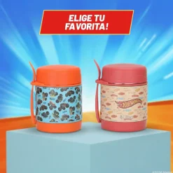 Termo Comida Hot Wheels Class + Cuchara 330ml Acero Inox UMA